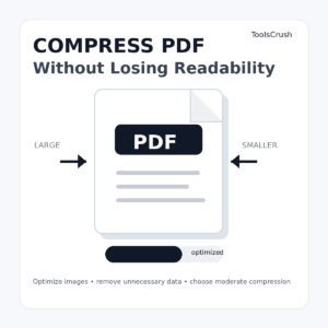 compress PDF without losing quality