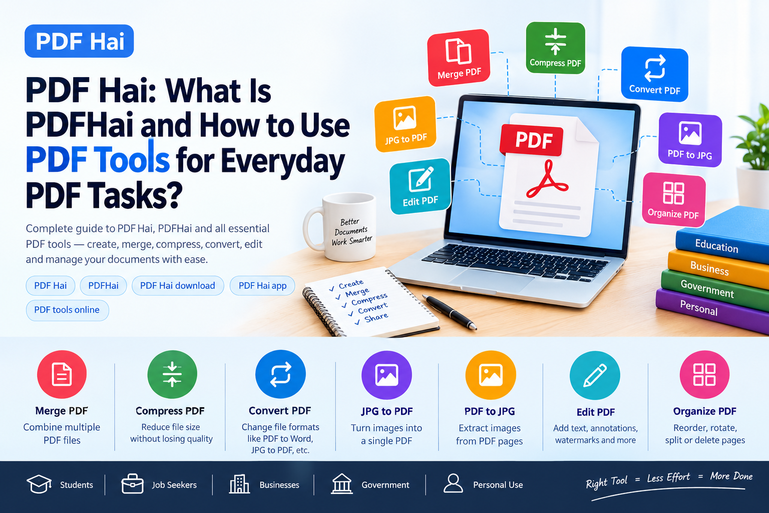 PDF Hai free online PDF tools for merging, splitting, compressing and converting PDF files